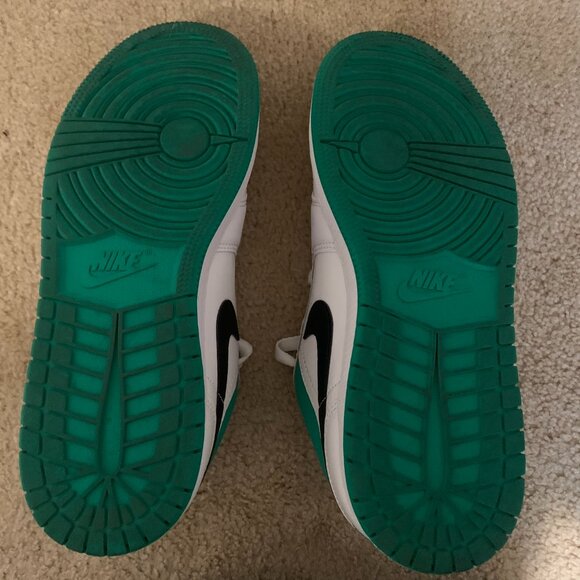 Nike Air Jordan 1 Low Stadium Green/White/Black 5.5Y (7W) - Picture 6 of 9